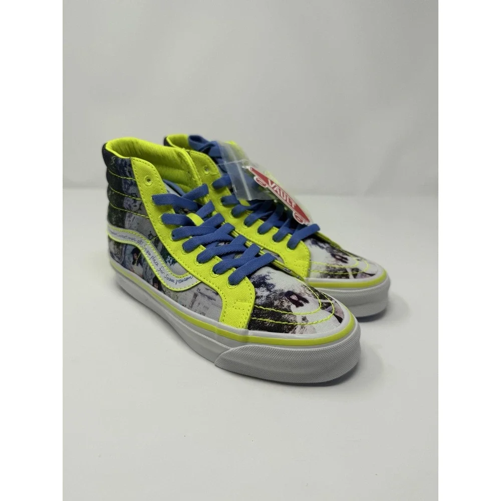 Vans Vault OG Sk8-Hi LX Fumiko Shoes Mens Size 4.5 Multicolor High Top Sneakers